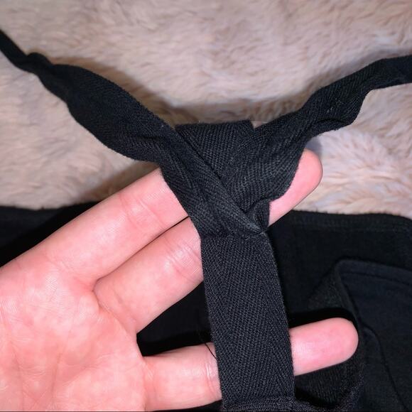 Lou & Grey Tie Shoulder Signature Soft Black Dress - Picture 10 of 13